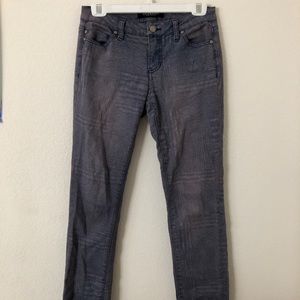 Blue and Pink Crocodile Print Liverpool Jeans 6